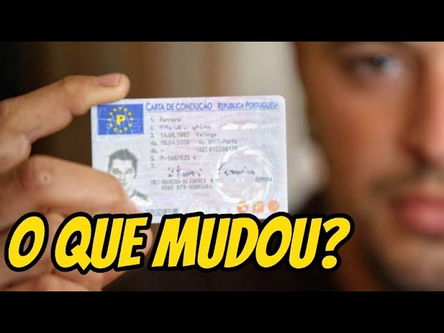 O QUE MUDOU NA CARTA DE CONDUÇÃO PORTUGUESA?